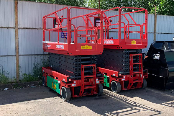 Ножничный самоходный подъёмник Sany серии HA SPS1012HA (SPS3246HA)
